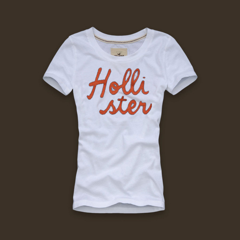 Hollister Mujeres De Cuello Redondo Corto Remera HCO4814
